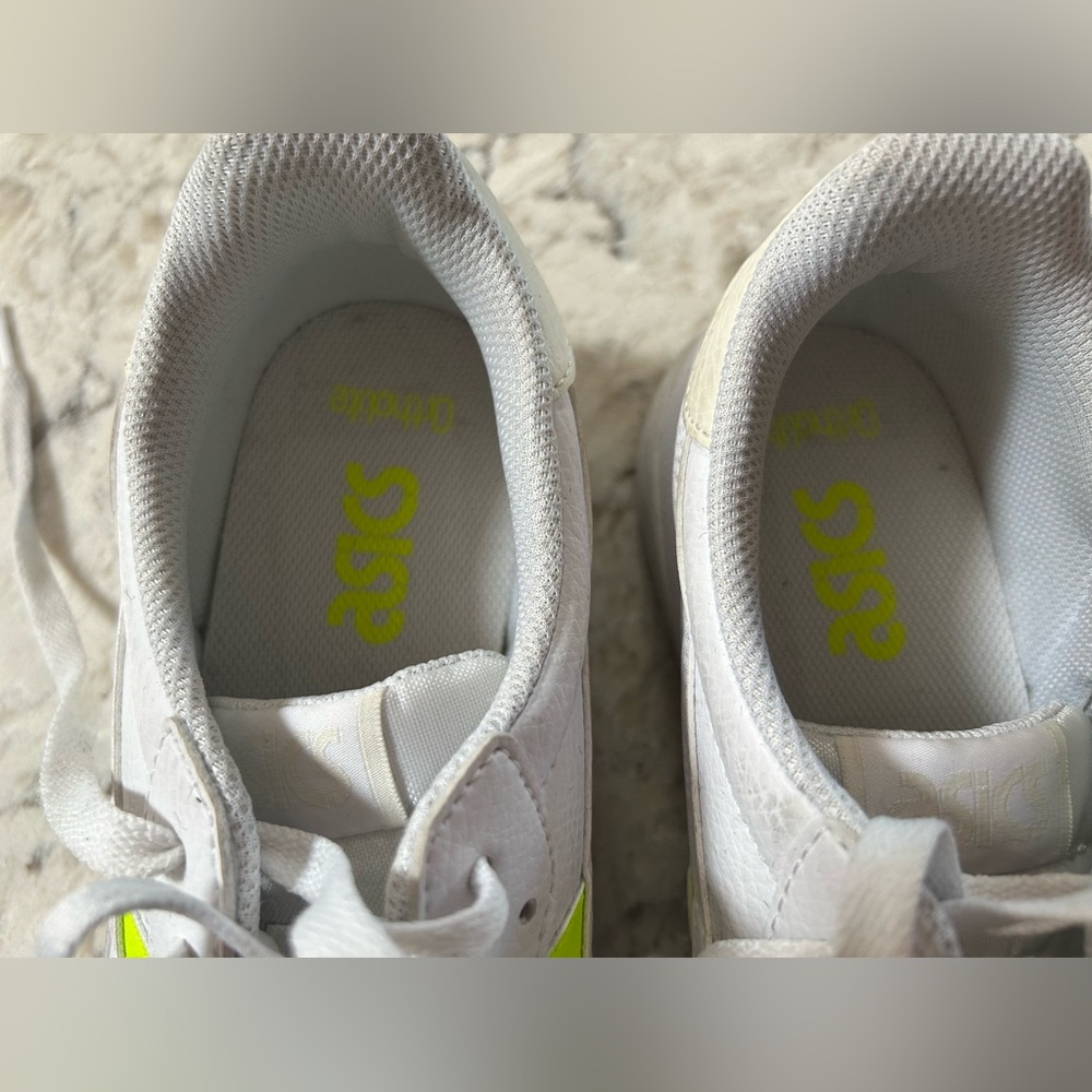 Adidas white and Neon Yellow Sneakers
